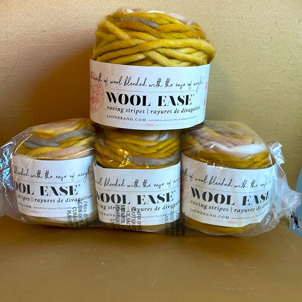 Lion Brand Wool Ease Roving Stripes Yarn